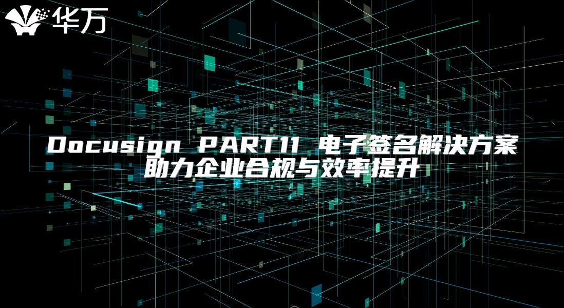 Docusign PART11 电子签名解决方案助力企业合规与效率提升
